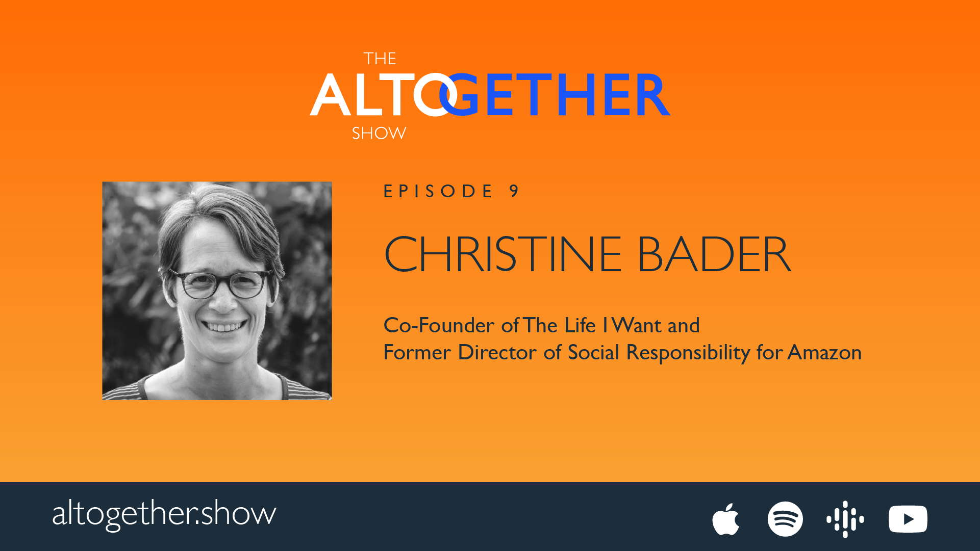THE ALTOGETHER SHOW - Christine Bader