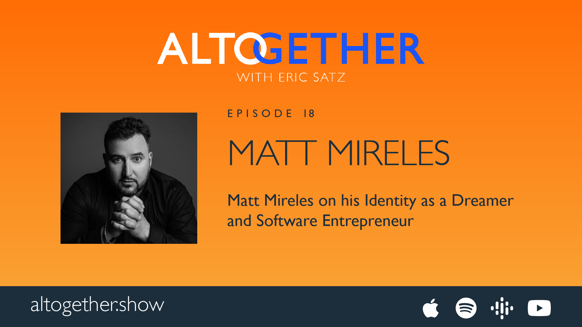 Matt Mireles on Being a Software Entrepreneur