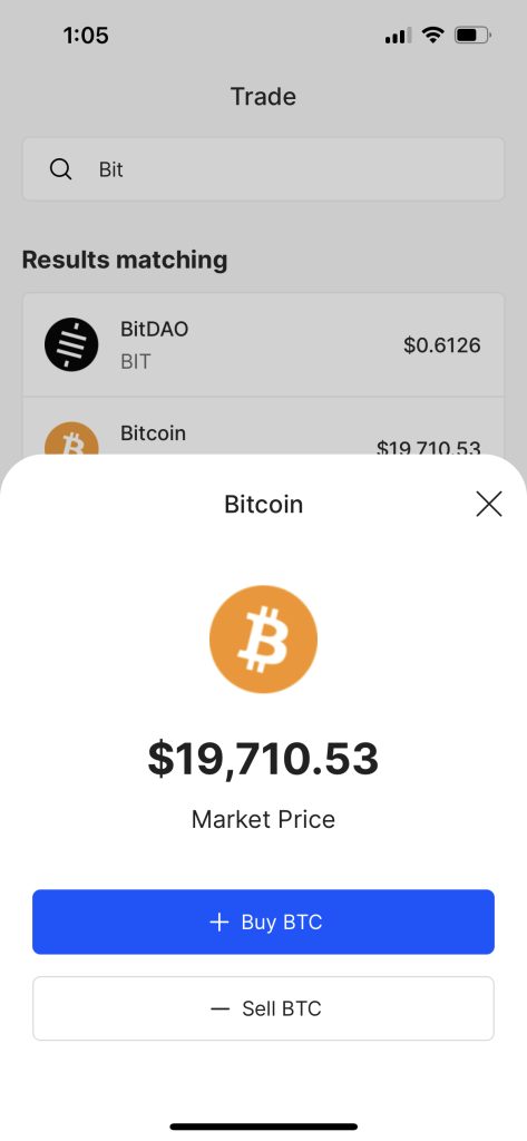 Buy Bitcoin in the Alto Crypto IRA App